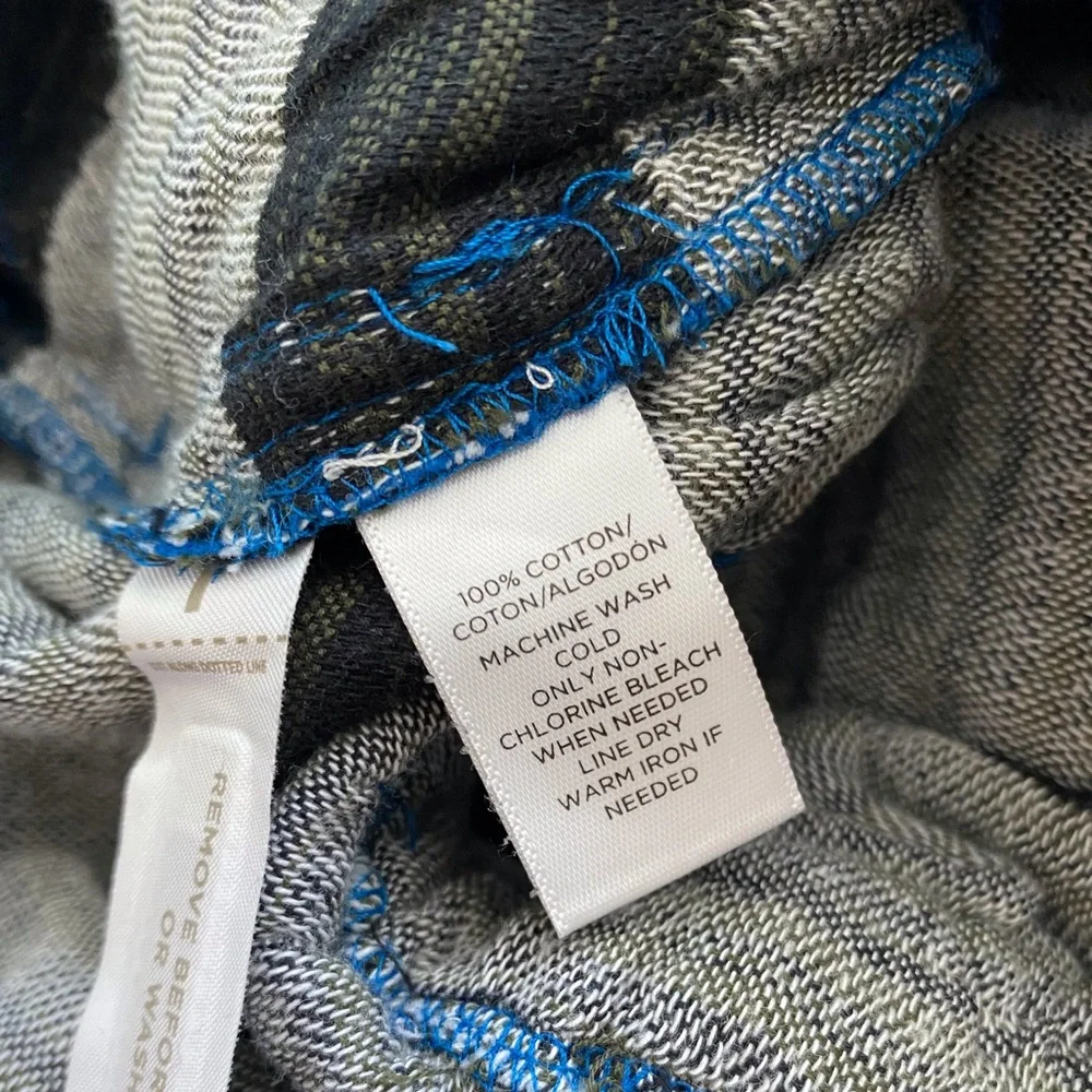 Lou & Grey Baja Romper Large blue white stripe terry lounge comfy shorts jumper - Picture 15 of 15